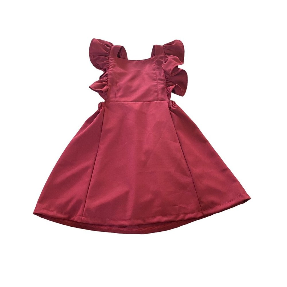 Bailey’s Blossoms Ruffle Pinafore Size 4T